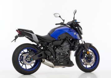 SHARK SRC 4 Auspuff Short Titan EG-BE passt für YAMAHA MT-07(21-24)/MT-07(21-24)