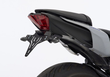 PROTECH V-SHAPE Kennzeichenhalterset schwarz passt für YAMAHA MT-07(21-24)