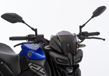 ERMAX Naked-Bike-Scheibe schwarz getönt ABE passt für YAMAHA MT-125(21-24)/MT-12