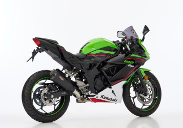 SHARK DSX-7 Auspuff Short schwarz-matt EG-BE passt für KAWASAKI Ninja 125(21-24)