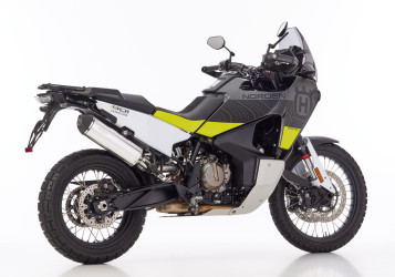 SHARK DSX-5 Auspuff silber EG-BE passt für HUSQVARNA Norden 901(22-23)/KTM 790 A