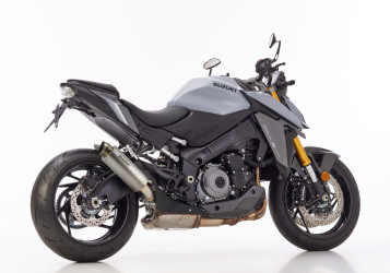 SHARK SRC 4 Auspuffanlage Short Titan EG-BE passt für SUZUKI GSX-S 1000(21-24)/G