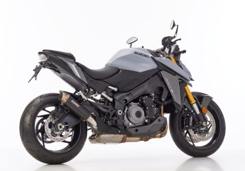 SHARK SRC 4 Auspuff Short schwarz EG-BE passt für SUZUKI GSX-S 1000(21-24)/GSX-S
