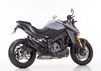 HURRIC Pro 2 Auspuff schwarz-matt EG-BE passt für SUZUKI GSX-S 1000(21-24)/GSX-S