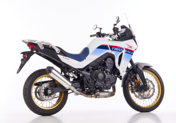 SHARK DSX-5 Auspuff silber EG-BE passt für HONDA XL750 Transalp(23-24)