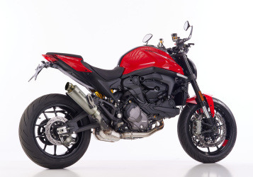 SHARK SRC 4 Auspuff Short Titan EG-BE passt für DUCATI Monster(21-24)/Monster SP