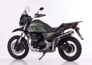 SHARK DSX-5 Auspuff schwarz EG-BE passt für MOTO GUZZI V85 TT(21-24)