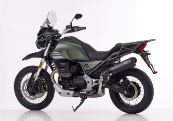 SHARK DSX-10 Auspuff schwarz-matt EG-BE passt für MOTO GUZZI V85 TT(21-24)