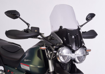 ERMAX Windschutzscheibe grau getönt ABE passt für MOTO GUZZI V85 TT(21-24)/V85 T