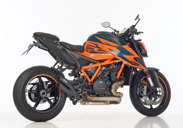 V*HURRIC Pro 2 Auspuff schwarz-matt EG-BE passt für KTM 1290 Super Duke R(20-23)