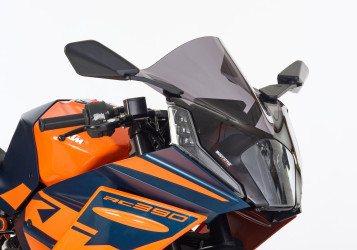 BODYSTYLE Racing Cockpitscheibe schwarz getönt (durchsichtig) ABE passt für KTM 