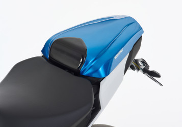 BODYSTYLE Sportsline Sitzkeil blau Metallic Triton Blue, YSF ABE passt für SUZUK