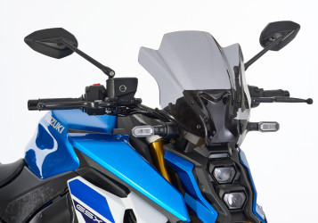 ERMAX Naked-Bike-Scheibe schwarz getönt (durchsichtig) ABE passt für SUZUKI GSX-