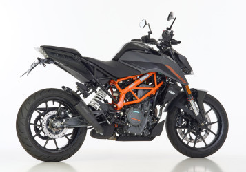 SHARK RCT Auspuff schwarz EG-BE passt für KTM 125 Duke(21-23)/390 Duke(21-23)