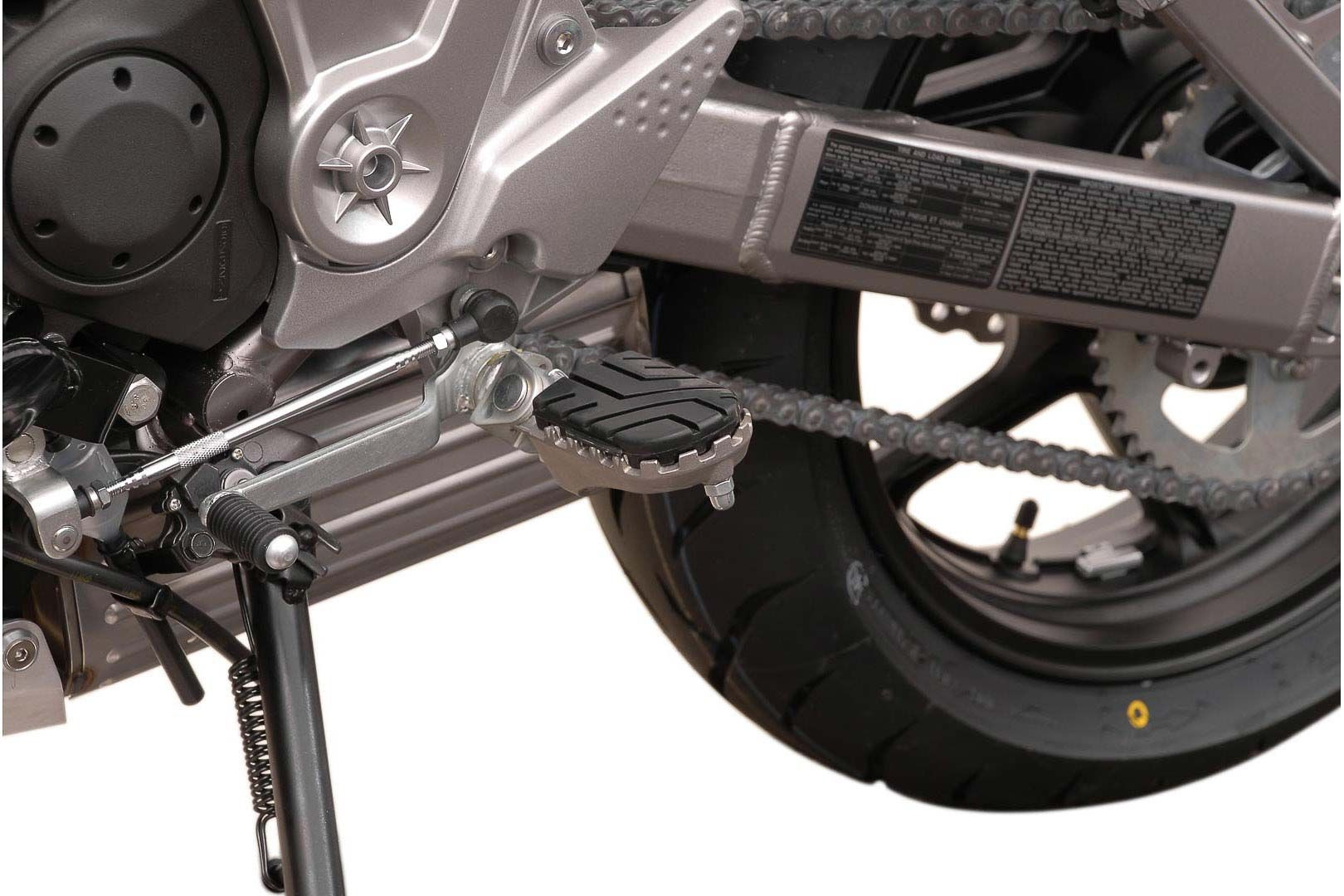 SW-Motech ION Fußrasten-Kit passt für Kawasaki Versys 650/ZRX1200/Z1000/Z900RS