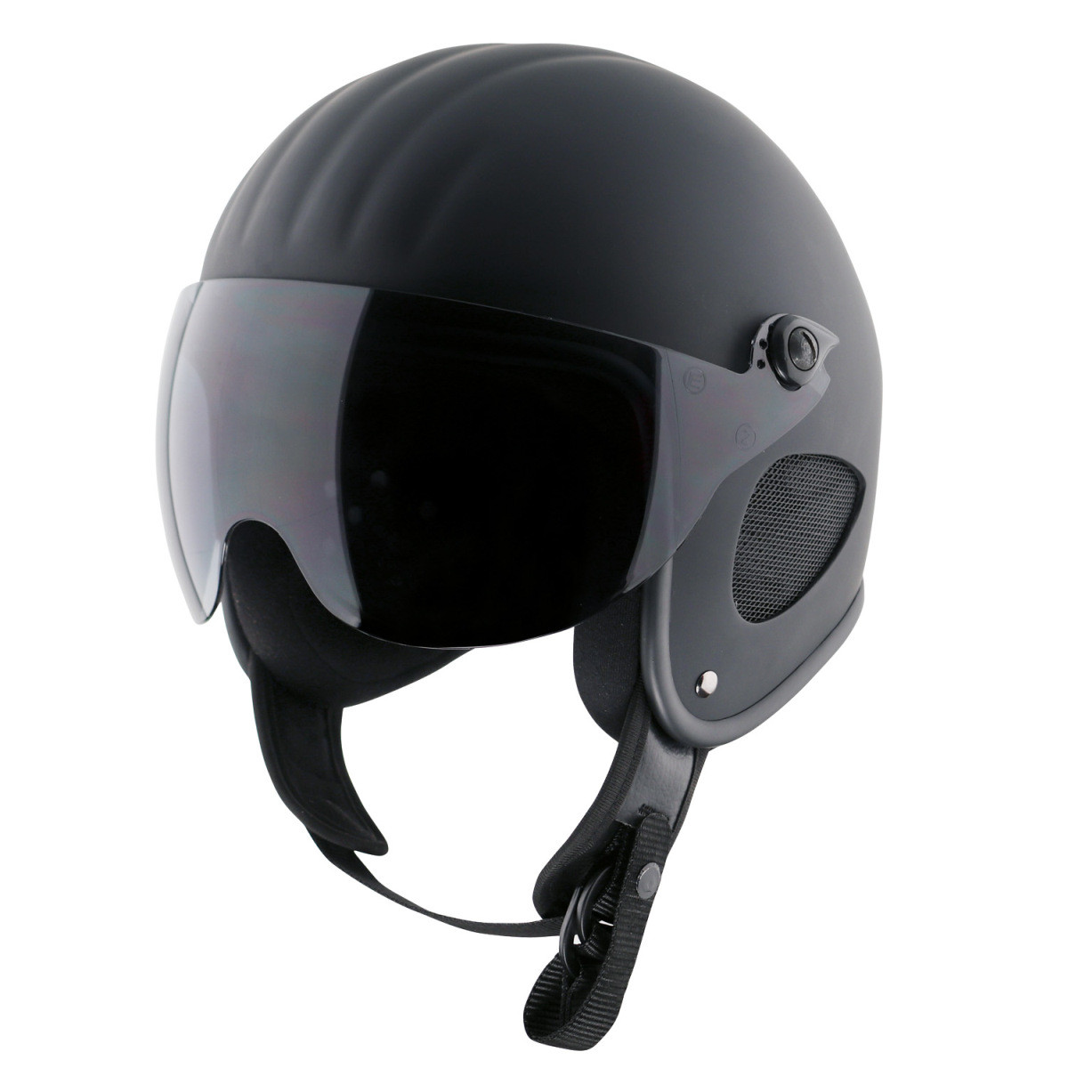 Bores Gensler SRM Slight 1 - FINALE - Jethelm - mit Visier - schwarz-matt