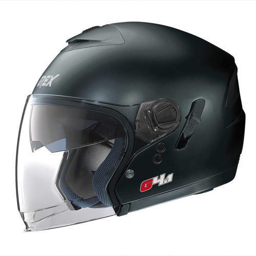 GREX Jet Helm G4.1E KINETIC, flat black 2 Gr:XS-2XL