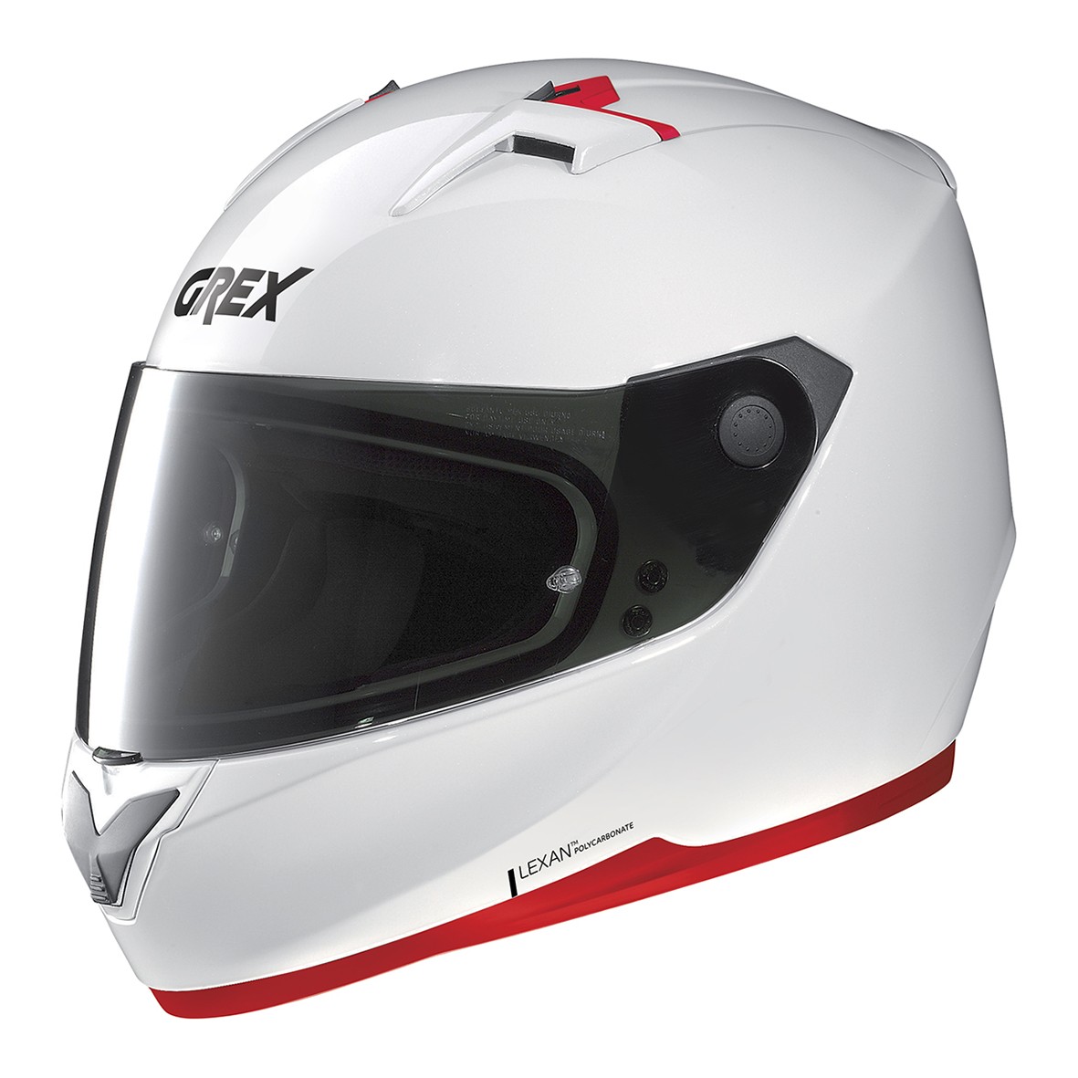 GREX Integralhelm G6.2 K-SPORT, metal white Gr:XS-2XL