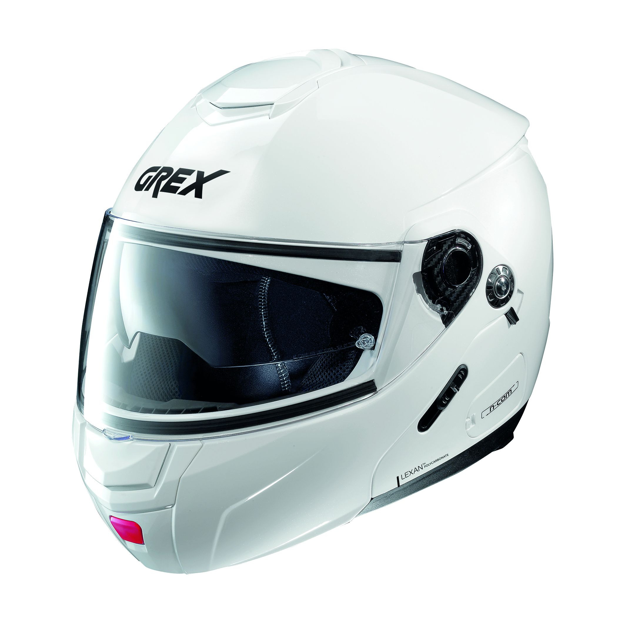 GREX Klapphelm G9.2 Kinetic N-COM, METAL WHITE 4 Gr:XS-2XL