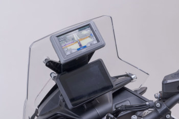 SW-Motech Navi-Halter im Cockpit Schwarz passt für KTM 890 Adv(22-), 890 SM T(23-)