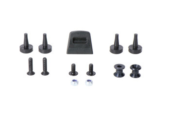 SW-Motech Adapterkit für ADVENTURE-RACK Gepäckträger Für Givi/Kappa Monokey Schwarz