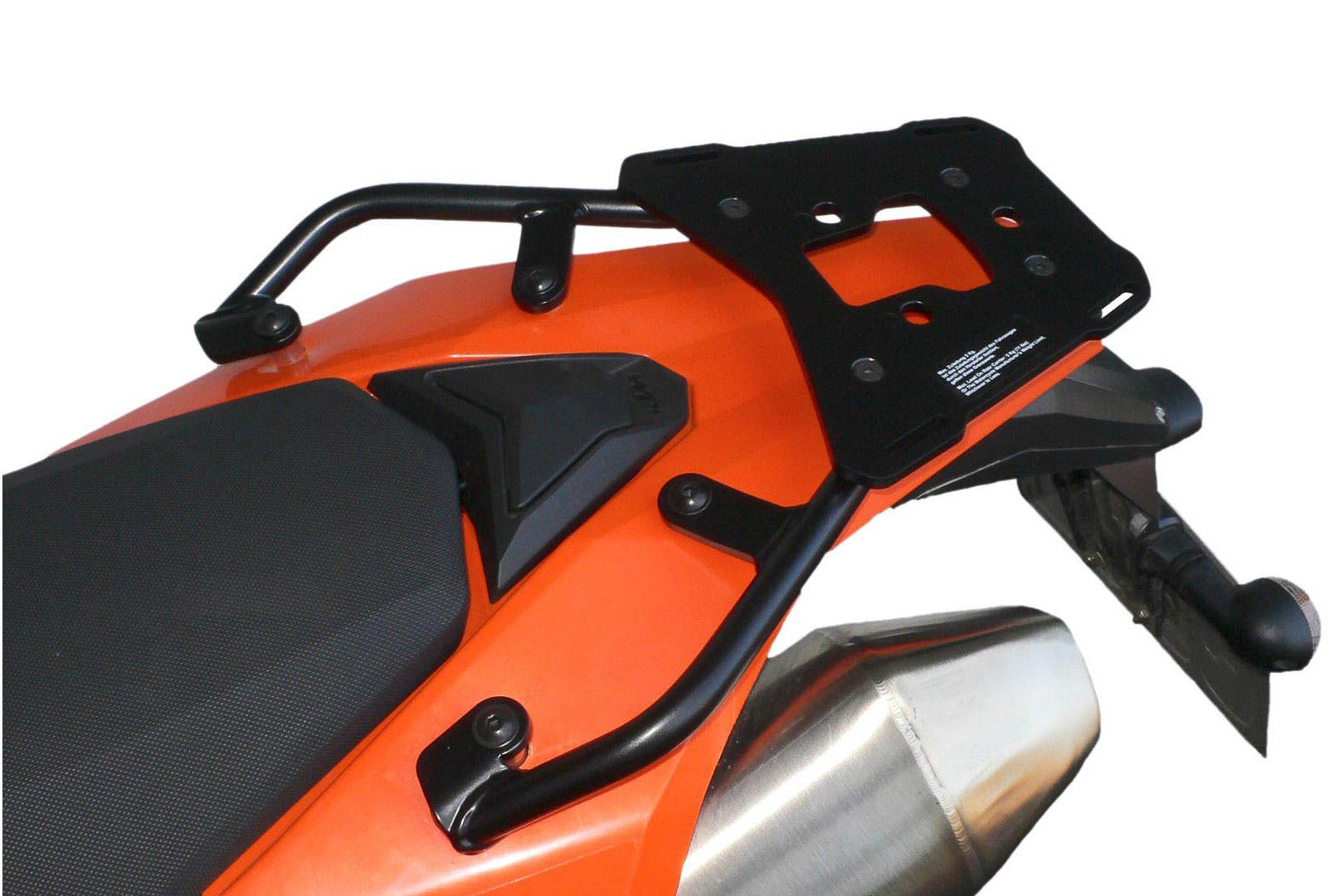 SW-Motech ALU-RACK Gepäckträger Schwarz passt für KTM LC4 690 Enduro(07-18)