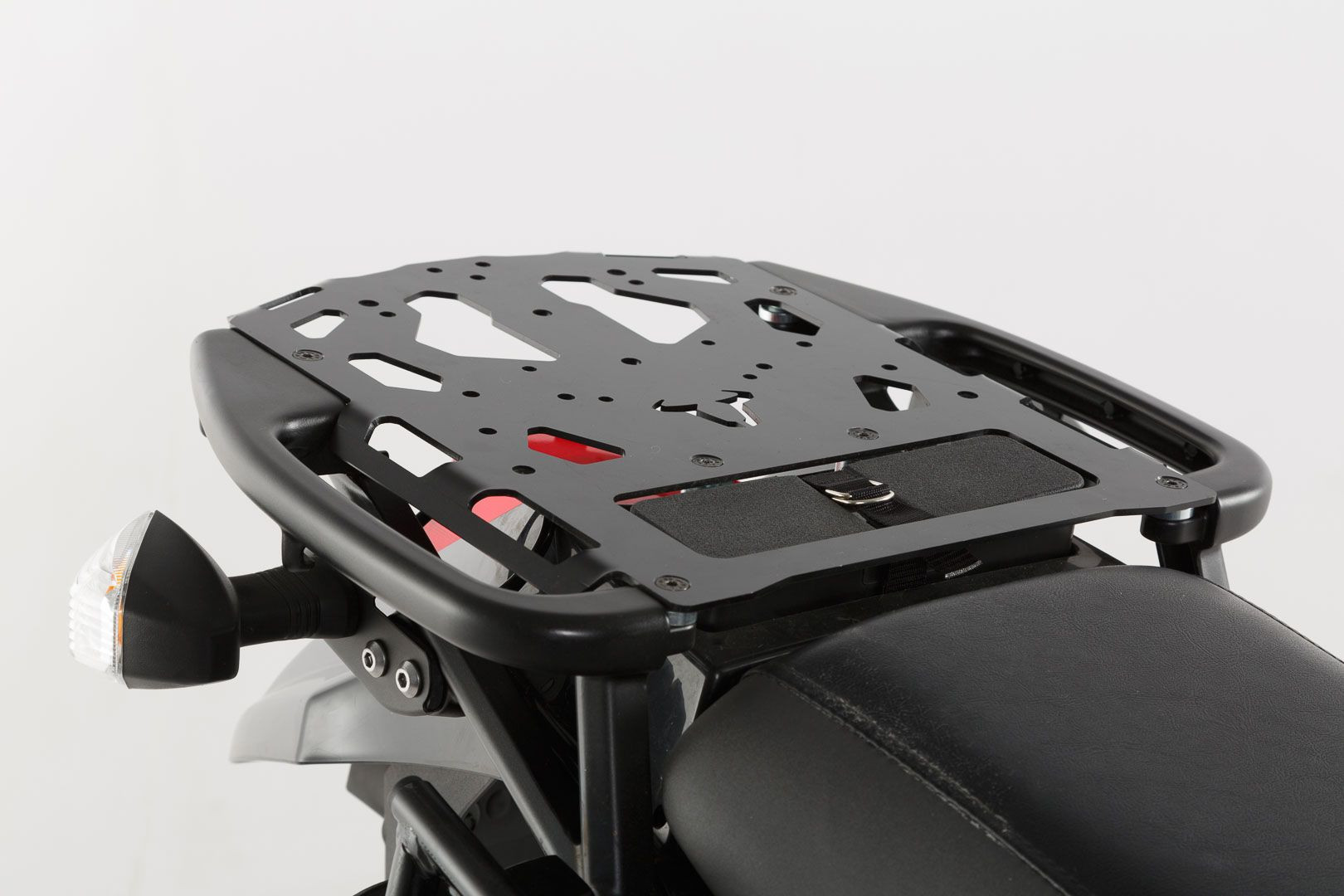 SW-Motech STEEL-RACK Gepäckträger Schwarz passt für Kawasaki KLR 650(08-18)