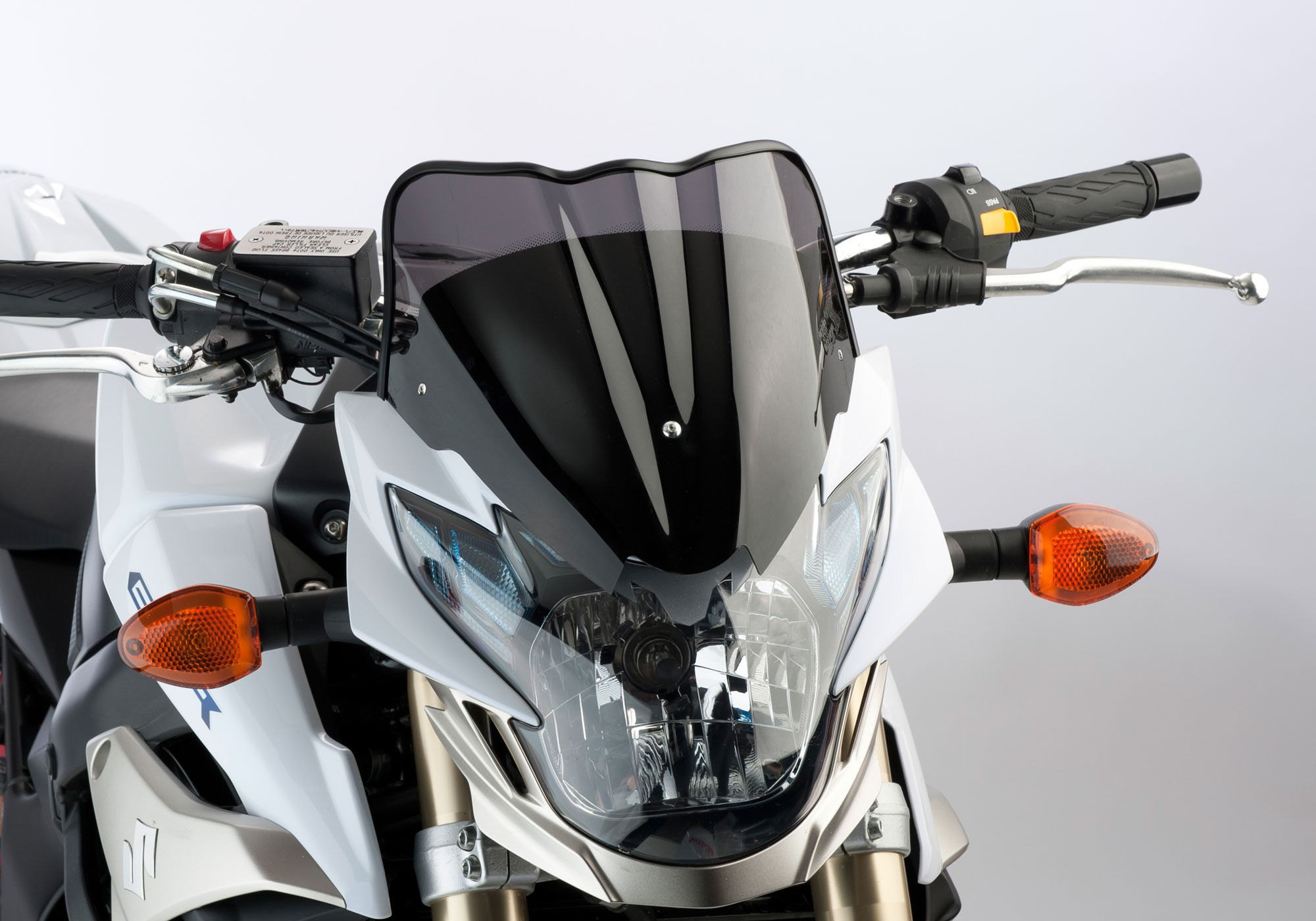 ERMAX Naked-Bike-Scheibe schwarz getönt ABE passt für SUZUKI GSR 750(11-16)