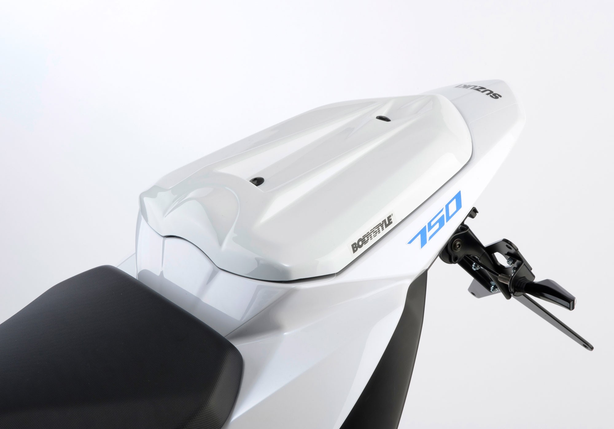 BODYSTYLE Sportsline Sitzkeil weiß Pearl Glacier White, YWW ABE passt für SUZUKI