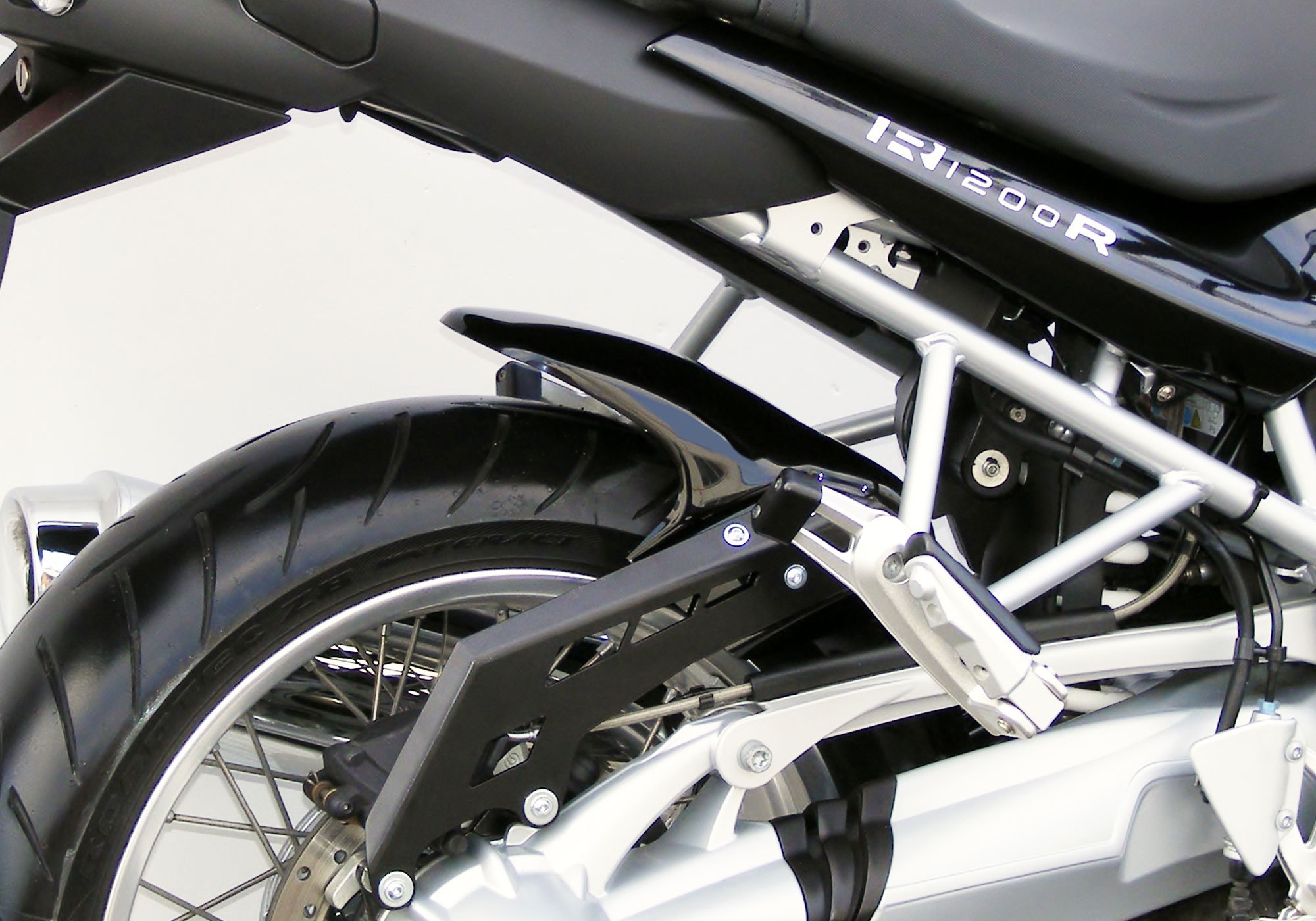 BODYSTYLE Sportsline Hinterradabdeckung schwarz ABE passt für BMW R 1200 R(06-14