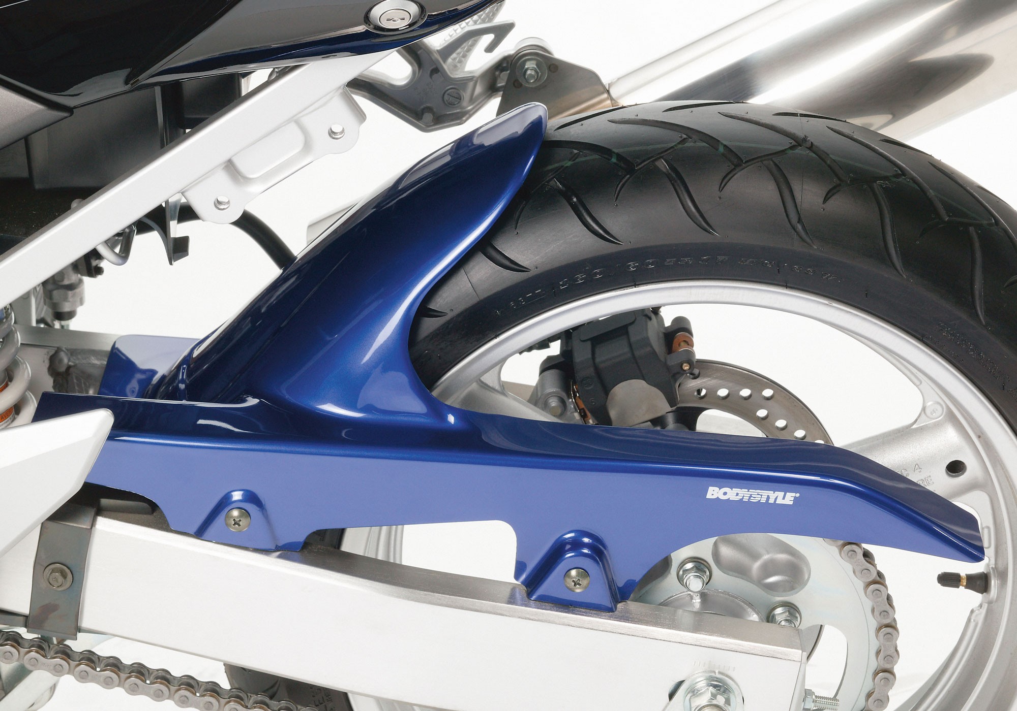 BODYSTYLE Sportsline Hinterradabdeckung unlackiert ABE passt für SUZUKI SV 1000 