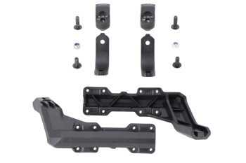 SW-Motech Handprotektoren Montage-Kit Schwarz für 22 mm Lenker 1-Punkt Befestigung