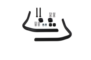 SW-Motech Handprotektoren Montage-Kit Schwarz für hohle Lenker 22 mm bis 1 Zoll