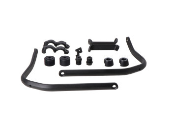 SW-Motech Handprotektoren Montage-Kit Schwarz passt für Honda CRF1000L/AS, passt für Honda CRF1100L/AS, X-Adv