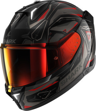 SHARK Integralhelm SKWAL i3 LINIK   ECE 22.06 Gr. XS-2XL Black Anthracite Red