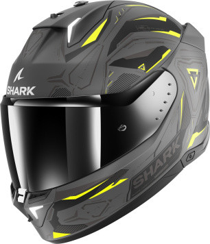 SHARK Integralhelm SKWAL i3 LINIK Mat   ECE 22.06 Gr. XS-2XL Anthracite Yellow Black