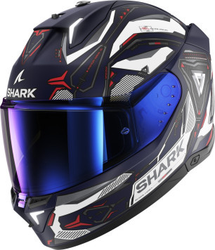 SHARK Integralhelm SKWAL i3 LINIK Mat   ECE 22.06 Gr. XS-2XL Blue White Red