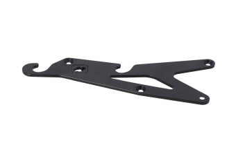 SW-Motech Adapterplatte SLH auf SLC Schwarz Universal für rechte Seite