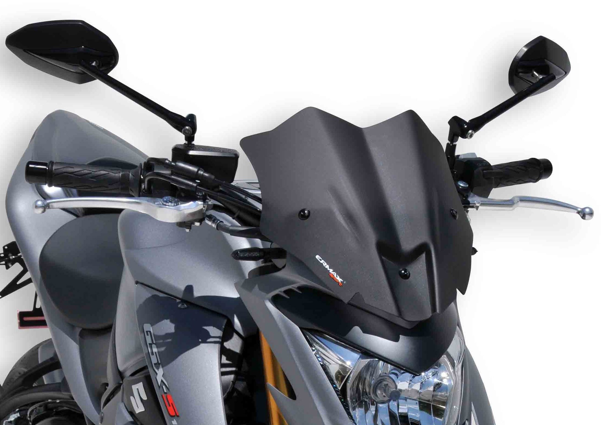 ERMAX Naked-Bike-Scheibe Sport schwarz getönt ABE passt für Suzuki GSX-S 1000