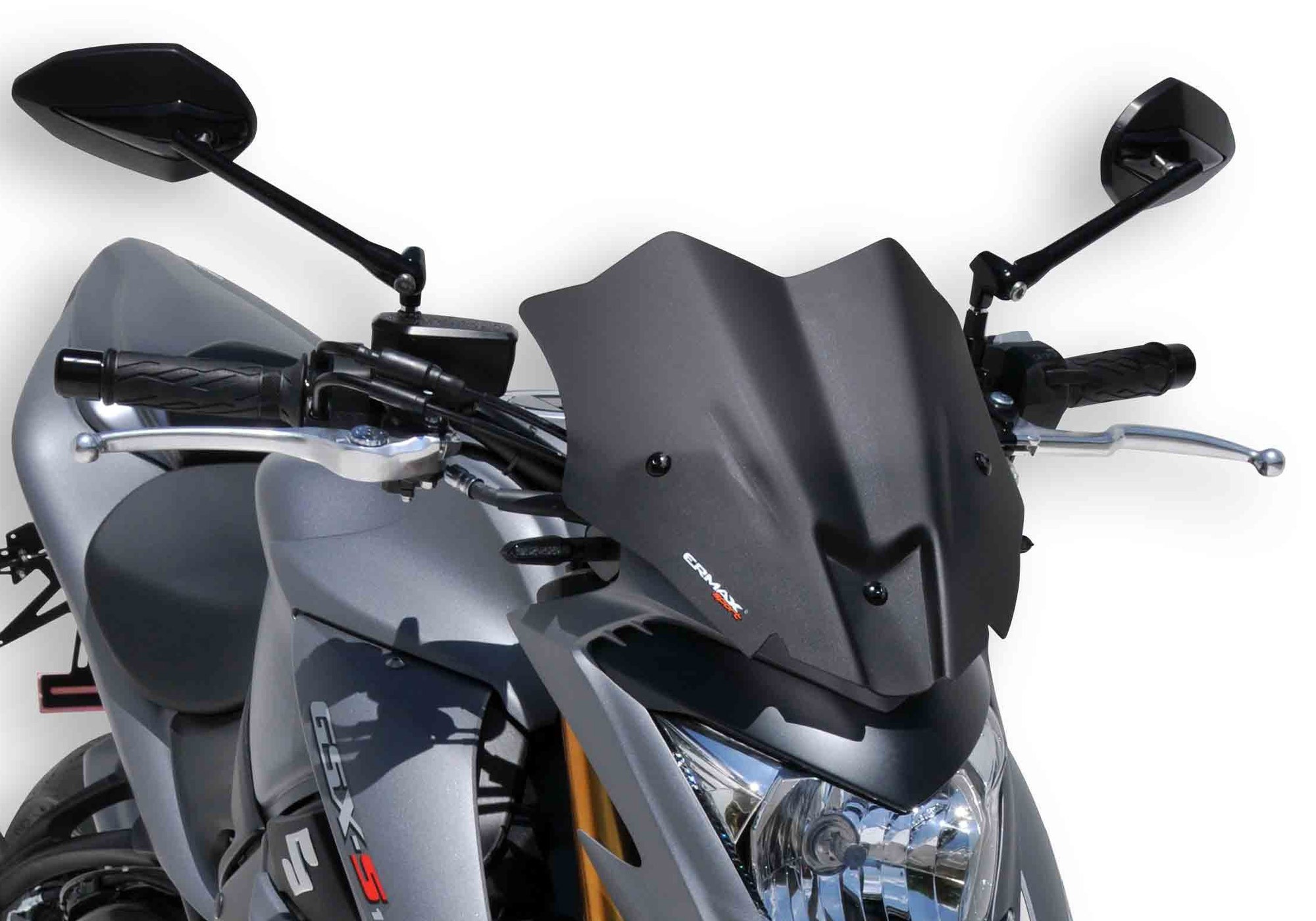ERMAX Naked-Bike-Scheibe Sport schwarz getönt ABE passt für SUZUKI GSX-S 1000(15
