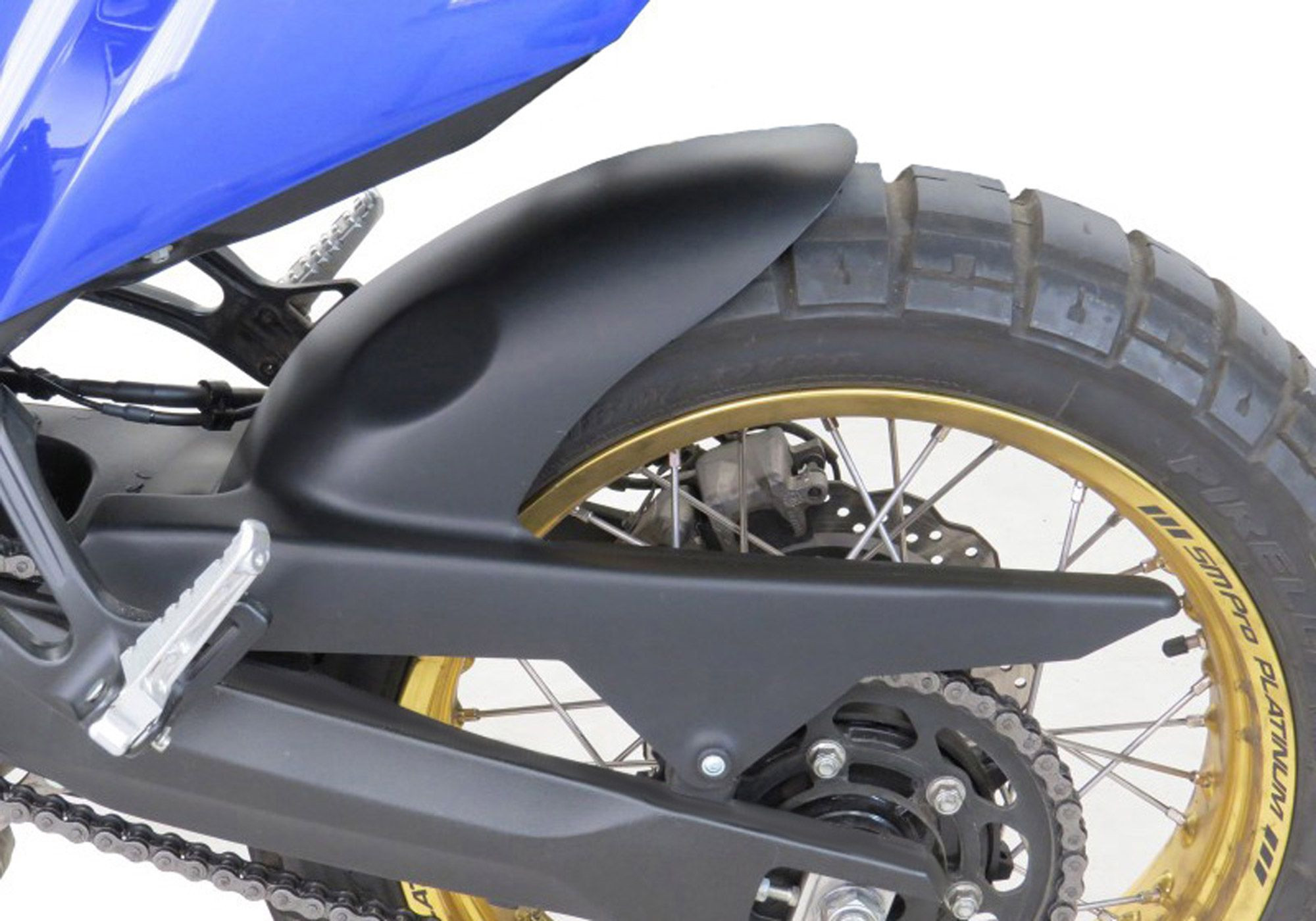 V*BODYSTYLE Sportsline Hinterradabdeckung schwarz ABE passt für YAMAHA Ténéré 70