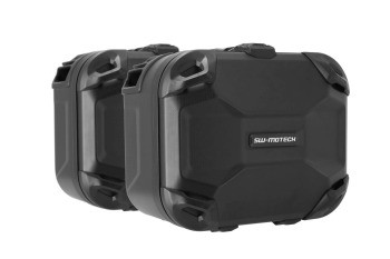 SW-Motech DUSC Hartschalenkoffer-System Schwarz 41/33l  passt für BMW F 750/800 GS, F 850 GS/Adv