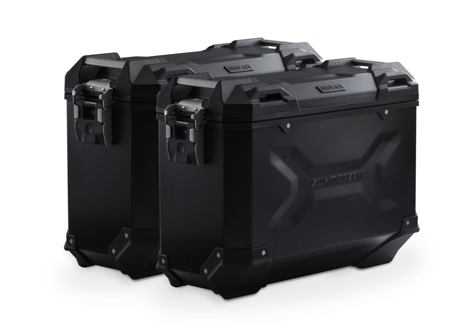 SW-Motech TRAX ADV Alukoffer-System Schwarz 37/37l passt für Honda CB500X, CB500F, CBR500R, NX500