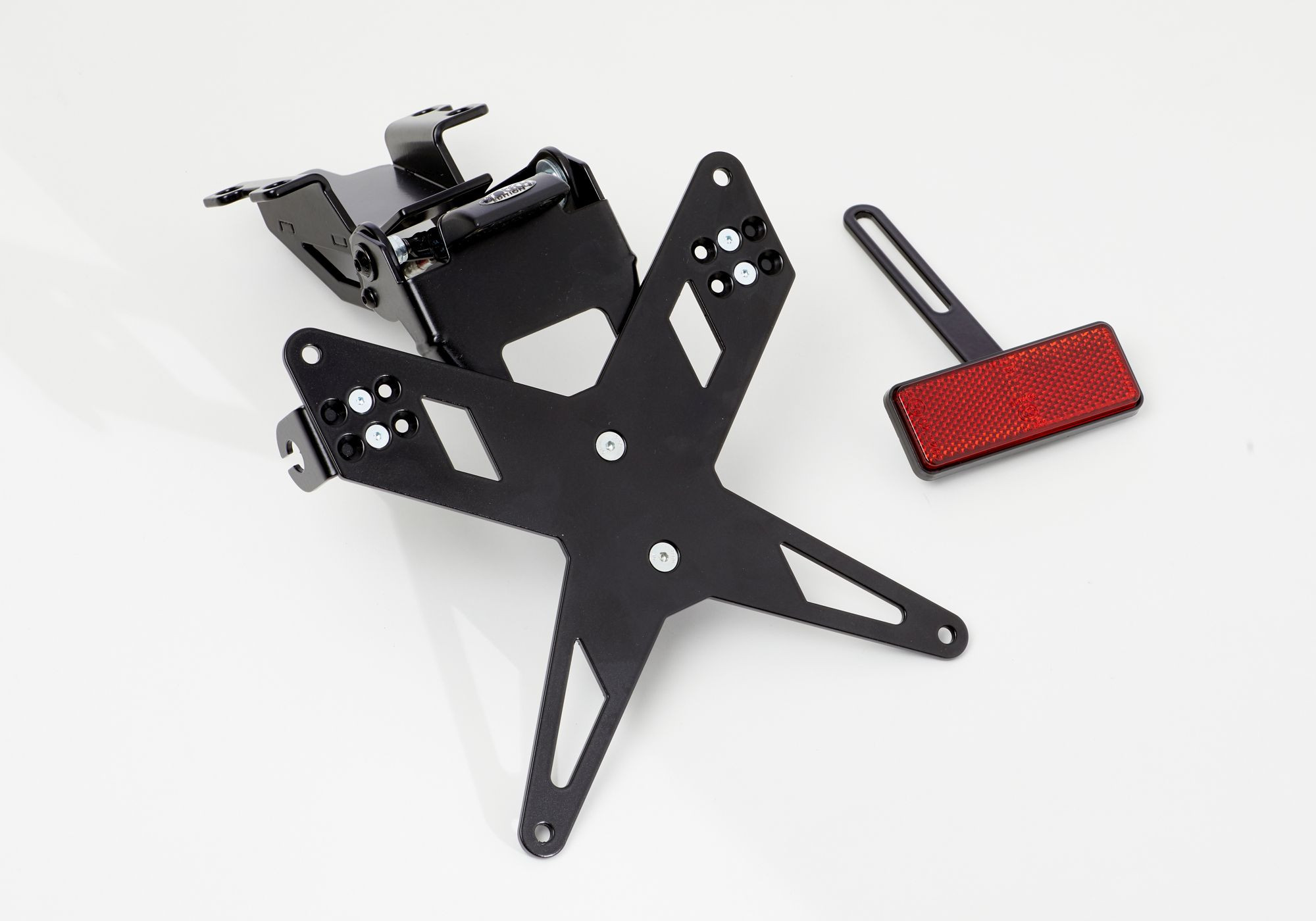 V*PROTECH X-SHAPE Kennzeichenhalter schwarz passt für CF Moto 450SR/NK(23-24)