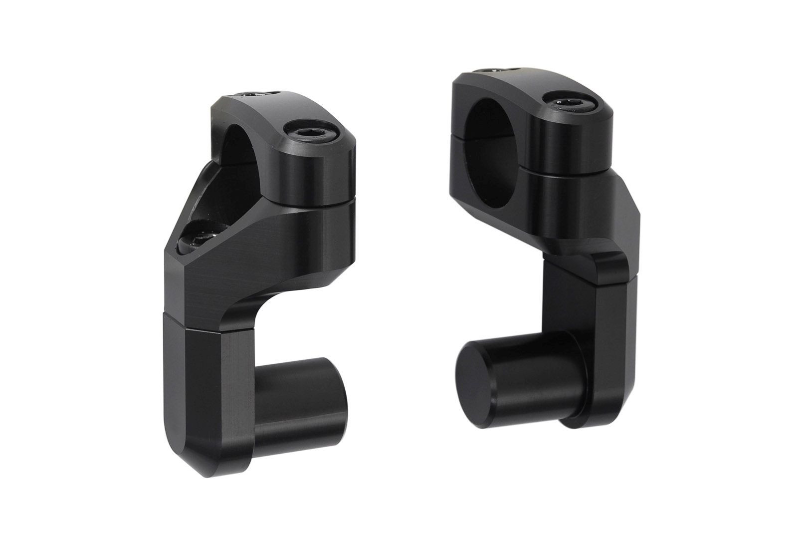 SW-Motech Vario-Lenkerverlegung für Ø 22 mm Lenker Erhöhung/Verlegung variabel Schwarz