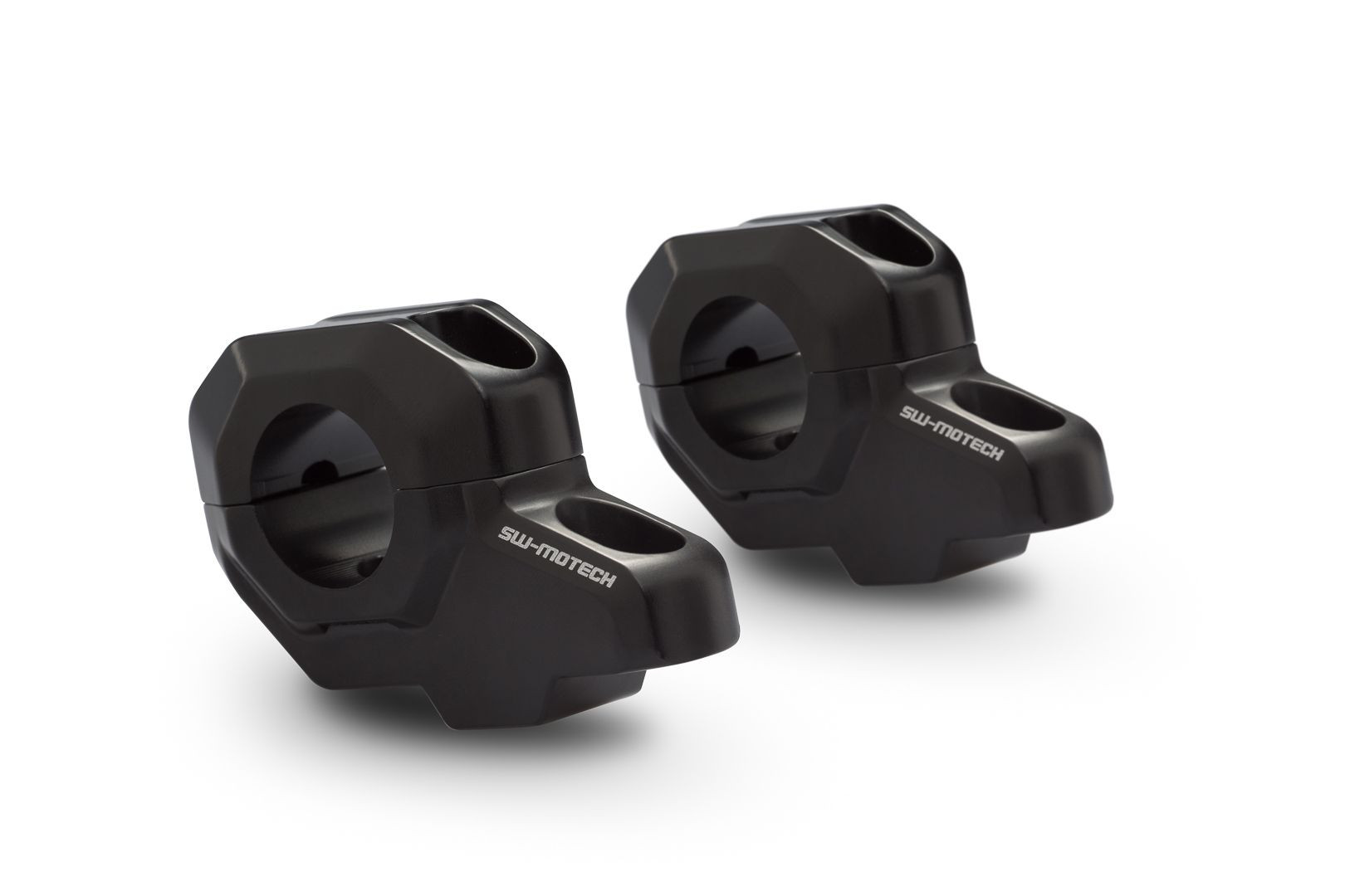 SW-Motech Lenkerverlegung für Ø 28 mm Lenker H=30 mm Verlegung um 22 mm Schwarz