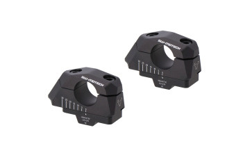 SW-Motech Lenkerverlegung variabel für Ø28 Lenker m. Versatz Schwarz passt für BMW F 850 GS/Adv(17-), F 900 GS(23-)