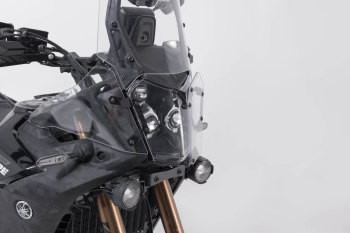 SW-Motech Scheinwerferschutz Halterung mit Blende passt für Yamaha Ténéré 700 World Raid/Rally
