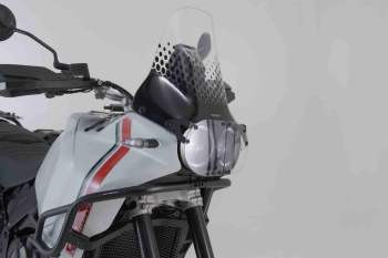 SW-Motech Scheinwerferschutz Halterung mit Blende passt für Ducati DesertX(22-)