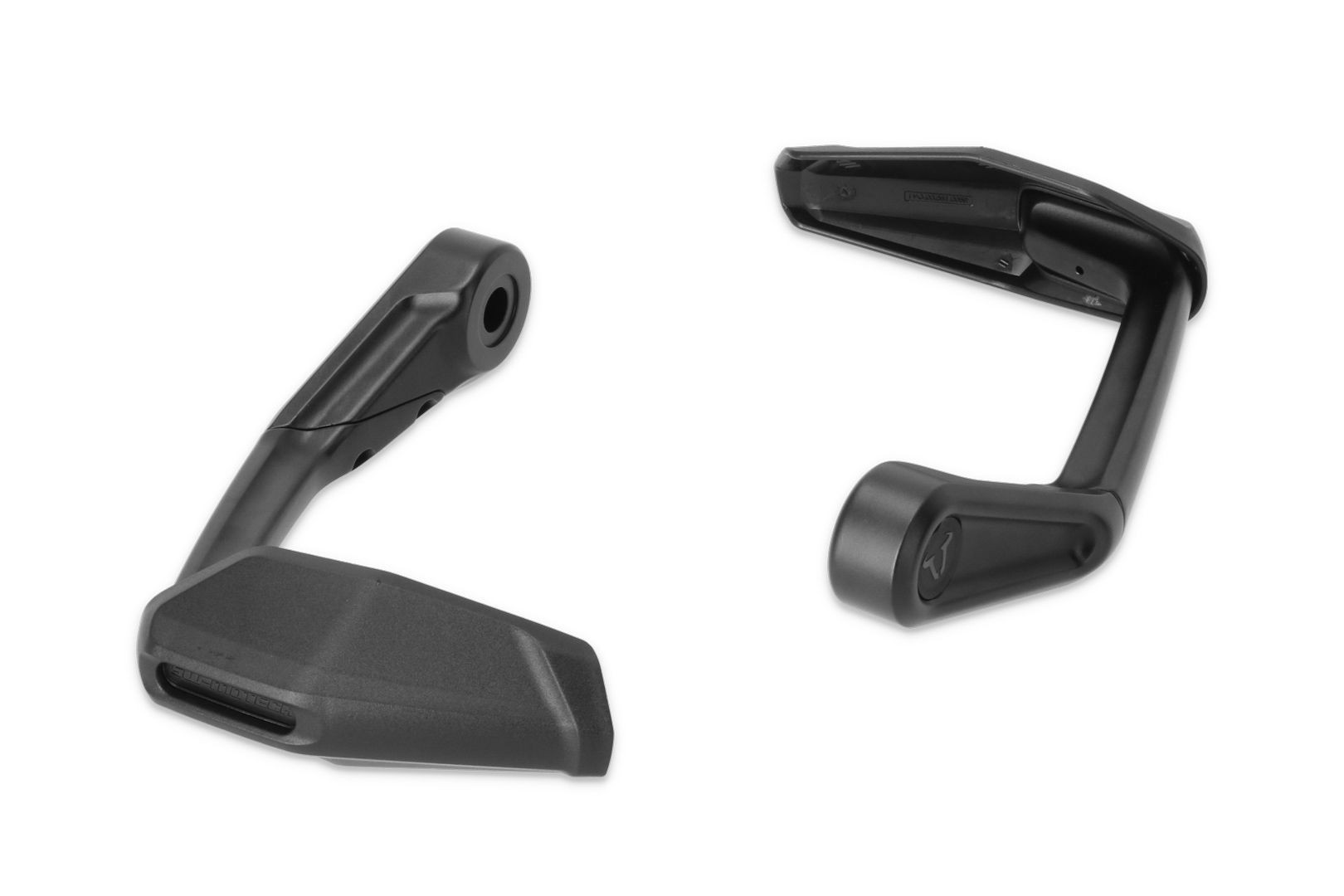 SW-Motech Hebelschützer mit Windabweiser Schwarz passt für Yamaha-Modelle(16-), CFMOTO 450NK(23-)